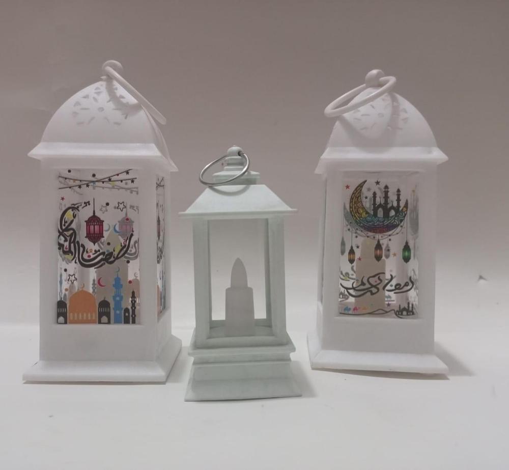 Ramadan LED Flame Light Decoration Lamp, Pack Of 3