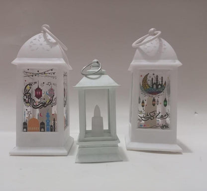 Ramadan LED Flame Light Decoration Lamp, Pack Of 3