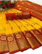 Designer Banarasi Silk Saree with Rich Woven Border