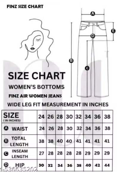 Women’s High-Waist Wide-Leg Jeans – Light Blue