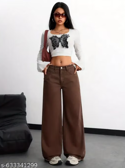 Wide Leg Jeans For Womens