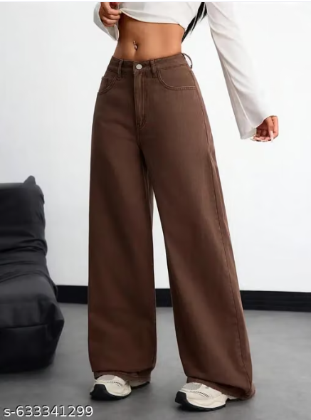 Wide Leg Jeans For Womens