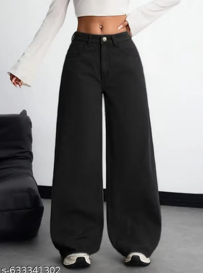 Wide Leg Jeans For Womens