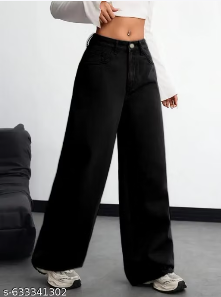 Wide Leg Jeans For Womens