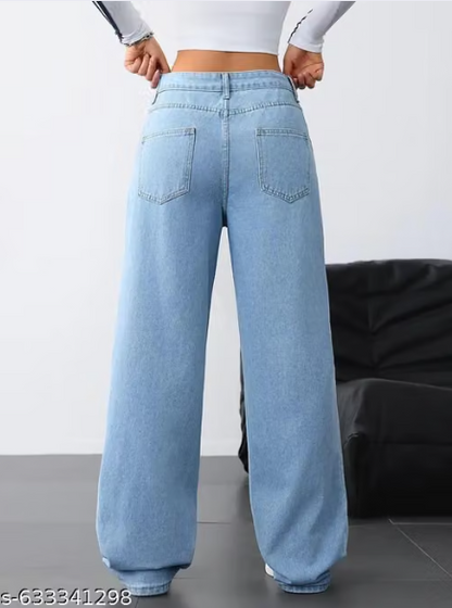 Wide Leg Jeans For Womens