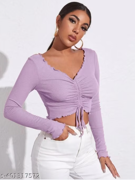 Full sleeves front dori Pico top girls for women