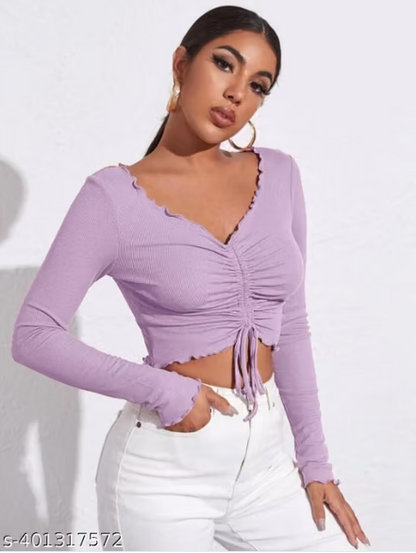 Full sleeves front dori Pico top girls for women