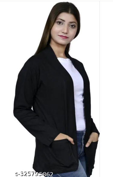 Combo Pack of 2 Women's Shrug - Long Cardigan Jacket Set
