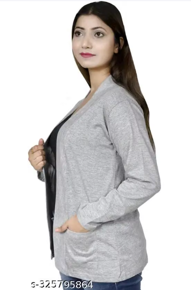 Combo Pack of 2 Women's Shrug - Long Cardigan Jacket Set