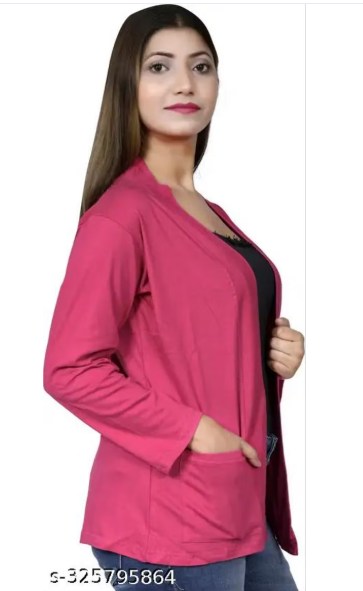 Combo Pack of 2 Women's Shrug - Long Cardigan Jacket Set