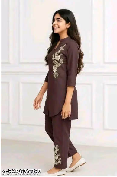 cord set 2 pcs kurti and payjama