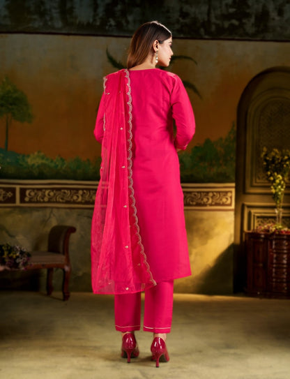 Fully Stitched Kurta and Pant & Dupatta Set