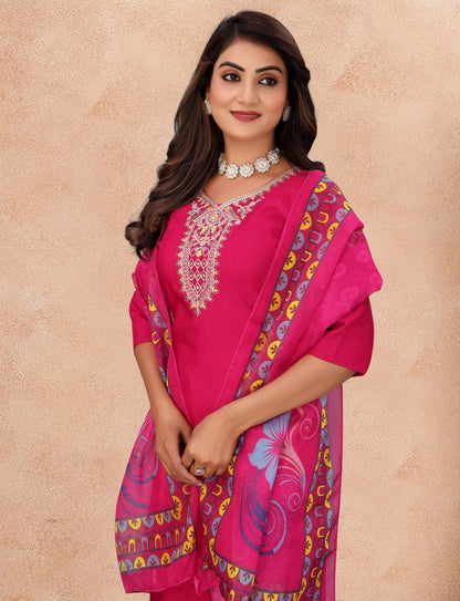 Fully Stiched Kurta and Pant & Dupatta Set