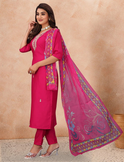 Fully Stiched Kurta and Pant & Dupatta Set
