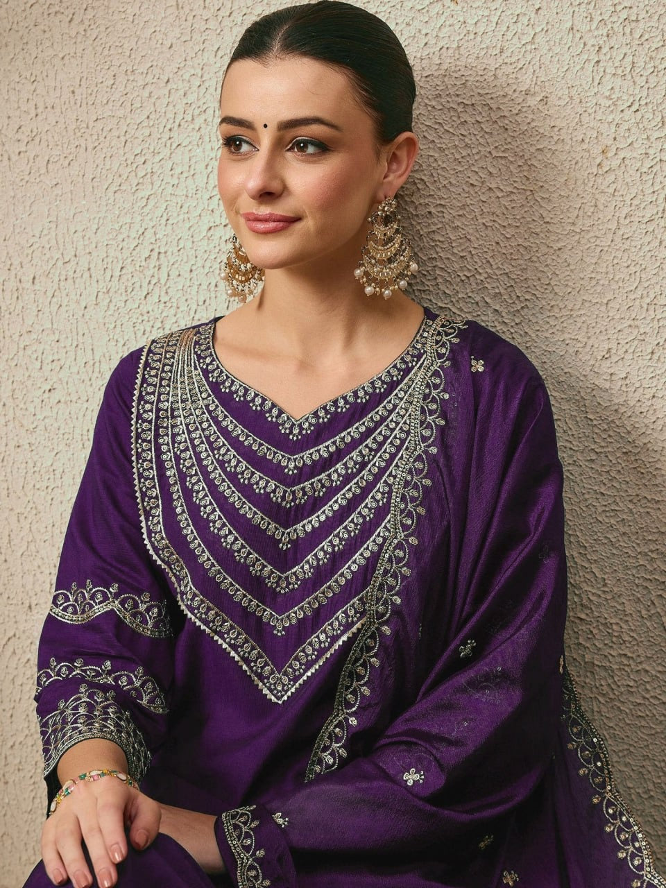 Fully Stitched Kurta and Pant & Dupatta Set