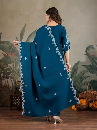 Fully Stitched Kurta and Pant & Dupatta Set