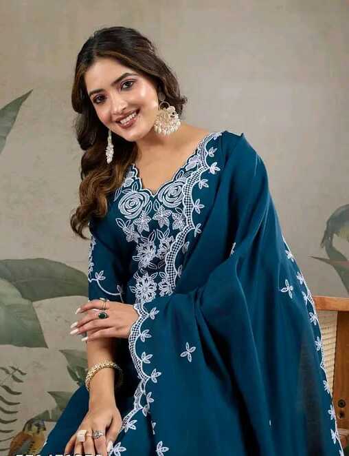 Fully Stitched Kurta and Pant & Dupatta Set