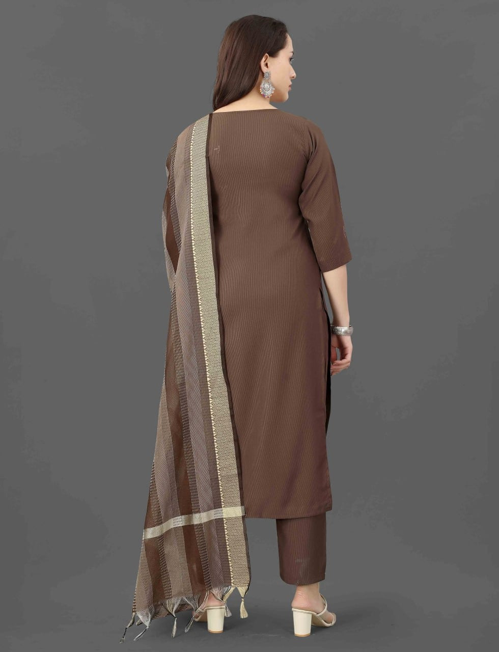Fully Stiched Kurta and Pant & Dupatta Set