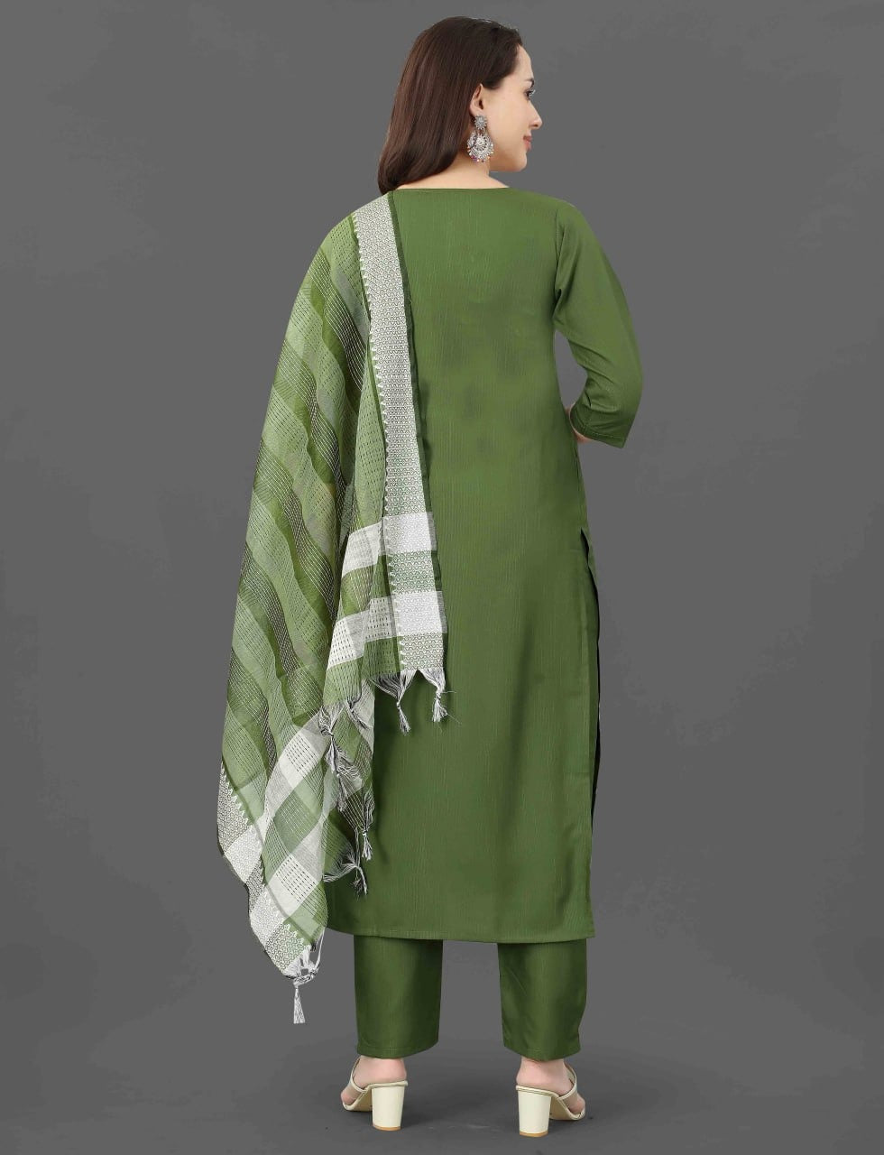 Fully Stiched Kurta and Pant & Dupatta Set