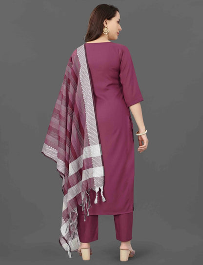 Fully Stiched Kurta and Pant & Dupatta Set