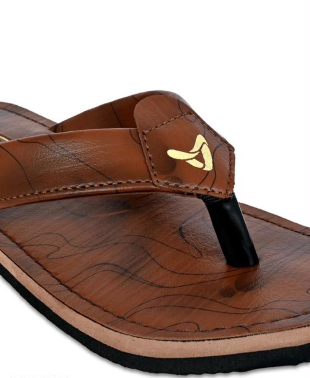Premium Brown Men’s Casual Leather Sandals. Stylish Brown Men’s Comfort Sandals