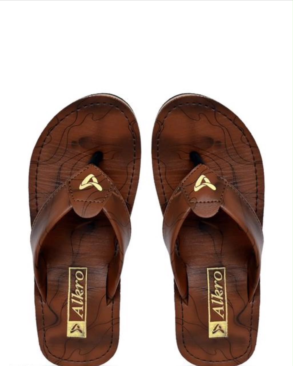 Premium Brown Men’s Casual Leather Sandals. Stylish Brown Men’s Comfort Sandals