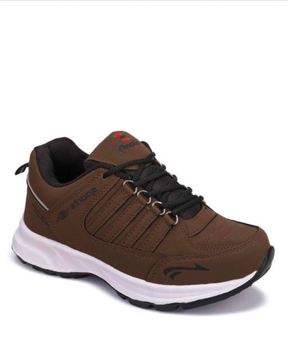 Men’s Premium Brown Sports Shoes – Stylish & Comfortable Running Sneakers