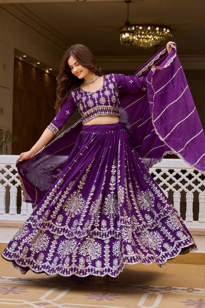 👗💌 New Launching Wedding Two flair collection Lehenga Choli👗💌