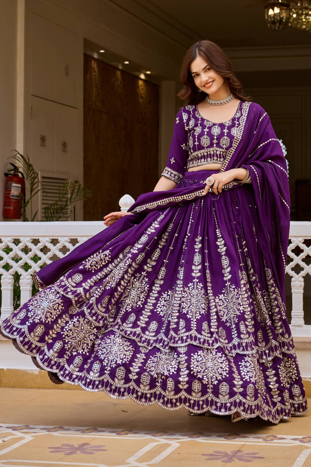 👗💌 New Launching Wedding Two flair collection Lehenga Choli👗💌