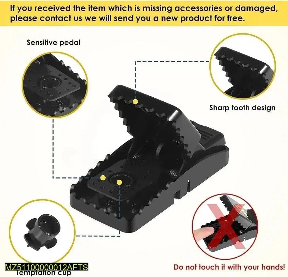 Effective Mouse Trap - 1 Pc Plastic Solution for Quick Rodent Control (15k+Sold) Billux Bazaar