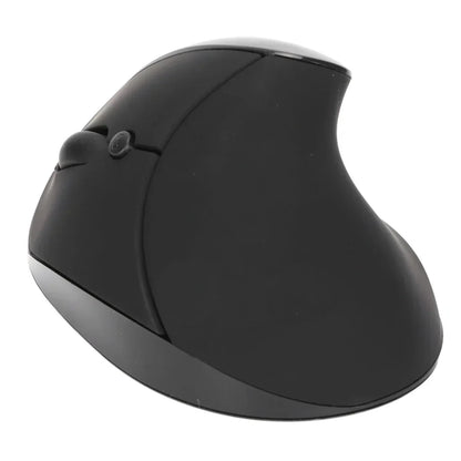 Left Hand Vertical Mouse 2.4G Wireless Vertical Ergonomic Mouse Rechargeable Mouse with USB Adapter Adjustable DPI for PC Black