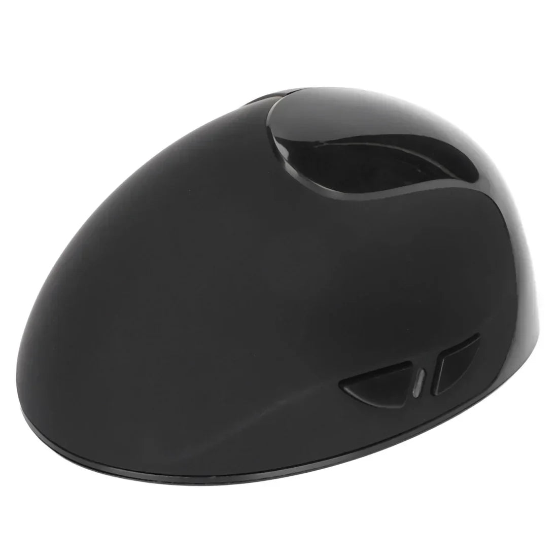 Left Hand Vertical Mouse 2.4G Wireless Vertical Ergonomic Mouse Rechargeable Mouse with USB Adapter Adjustable DPI for PC Black